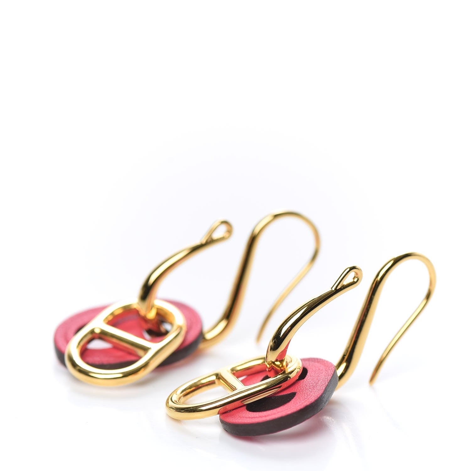 Hermes Swift O'Maillon Earrings Rose Mexico 4 of 5