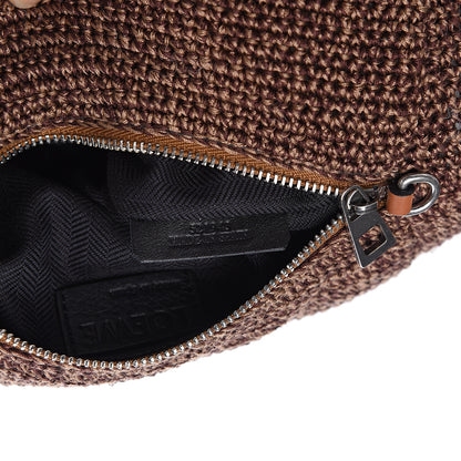 Loewe Wool Calfskin Otter Crossbody Bag Oak Tan 6 of 7