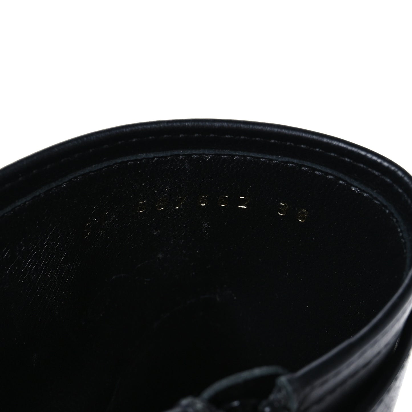Calfskin Mina Boots 38 Black