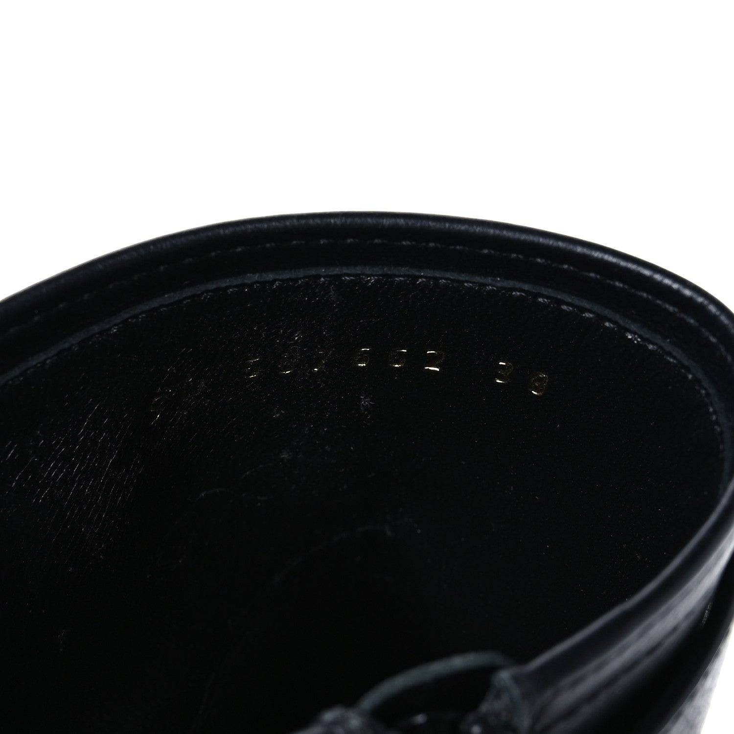 Saint Laurent Calfskin Mina Boots 38 Black 8 of 8