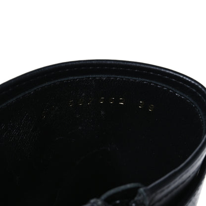 Saint Laurent Calfskin Mina Boots 38 Black 8 of 8