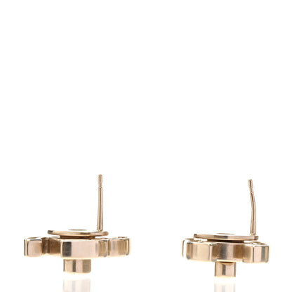 Chanel CC Earrings Gold Rainbow 5 of 6