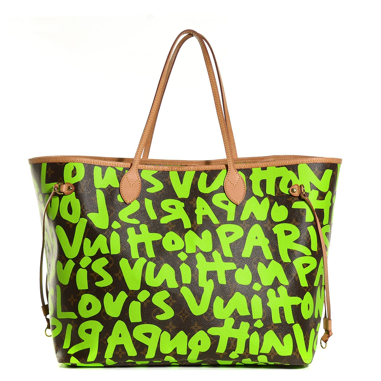 Monogram Graffiti Neverfull GM Green