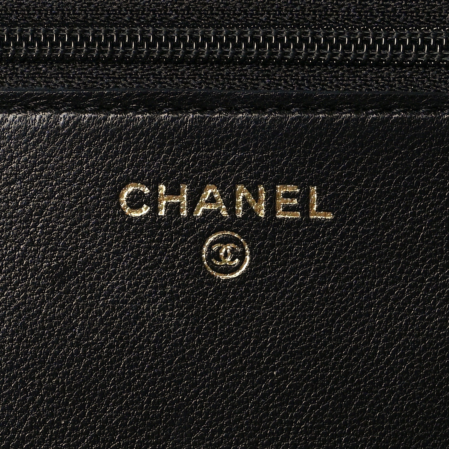 Chanel Lambskin Quilted Chanel 19 Wallet On Chain WOC Black 6 of 12