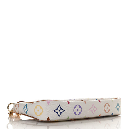 Louis Vuitton Monogram Multicolor Pochette Accessories White 3 of 9