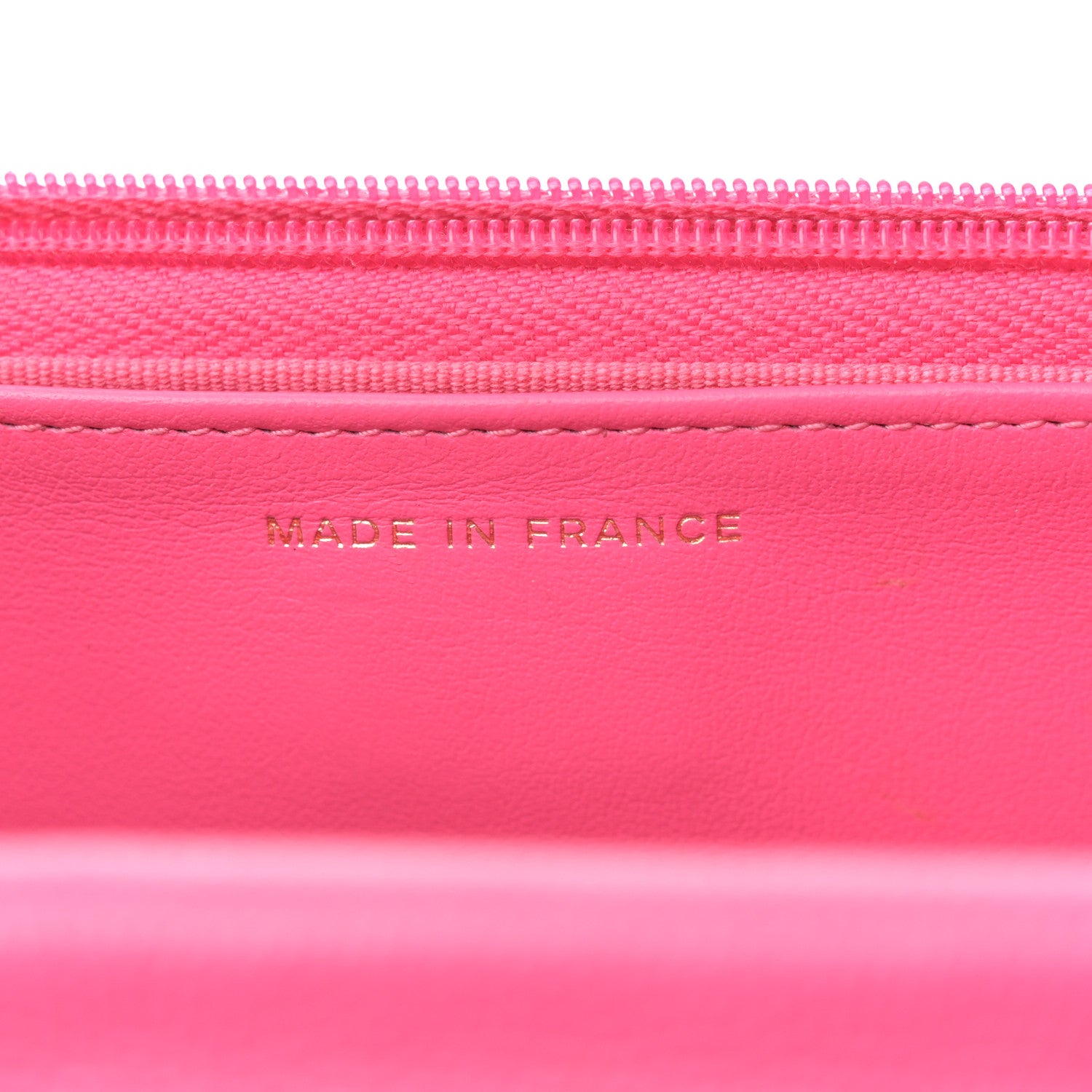 Chanel Caviar Quilted Wallet on Chain WOC Rose 7 of 12