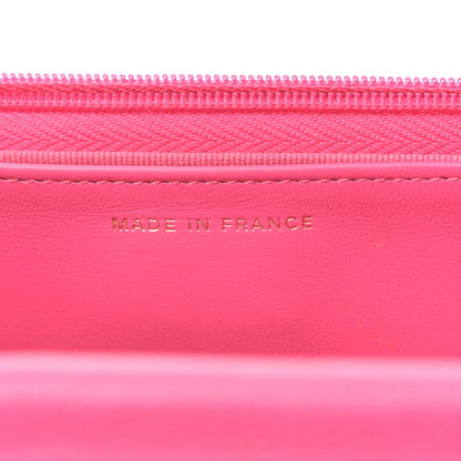 Chanel Caviar Quilted Wallet on Chain WOC Rose 7 of 12