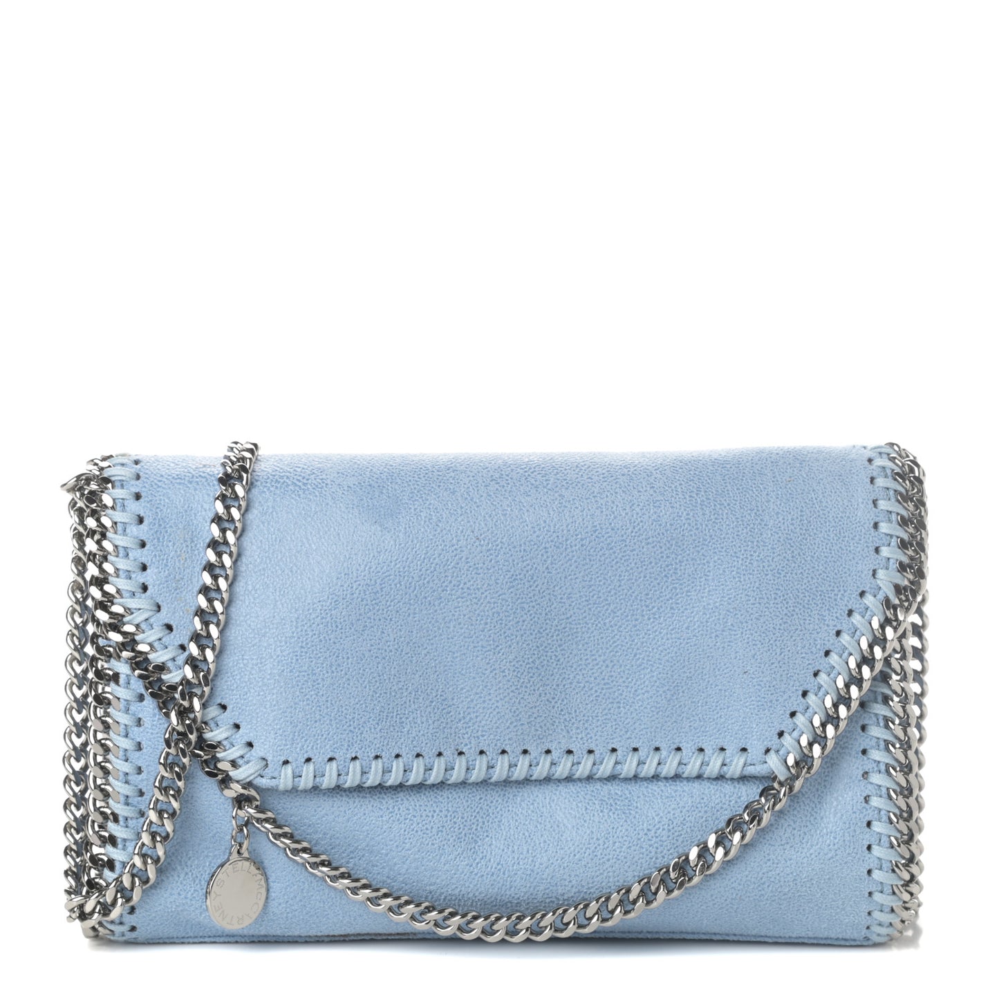 Shaggy Deer Mini Falabella Shoulder Bag Light Blue