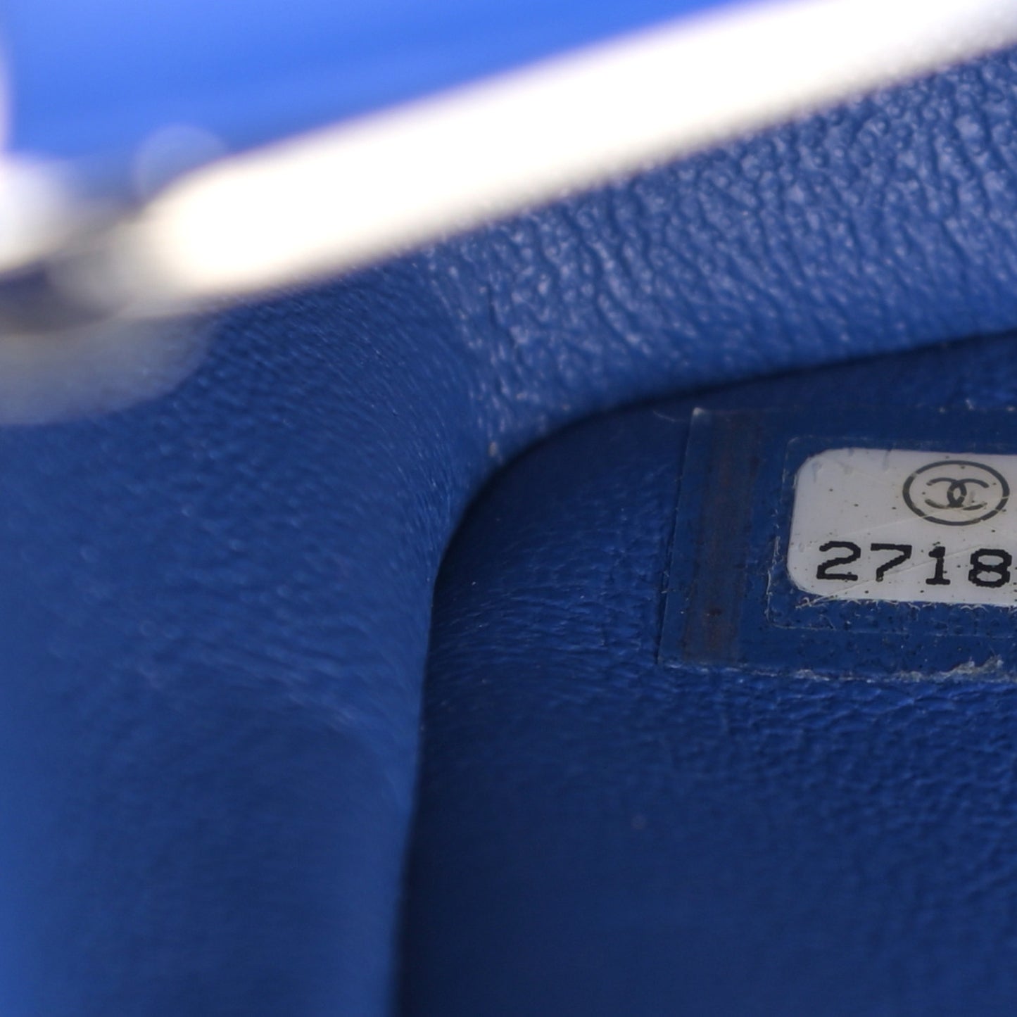 Lambskin Quilted Mini Rectangular Flap Royal Blue
