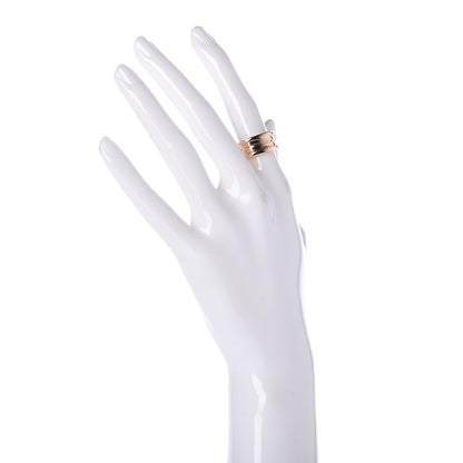 Bulgari 18K Rose Gold B.Zero1 Three-Band Ring 50 5.25 2 of 6
