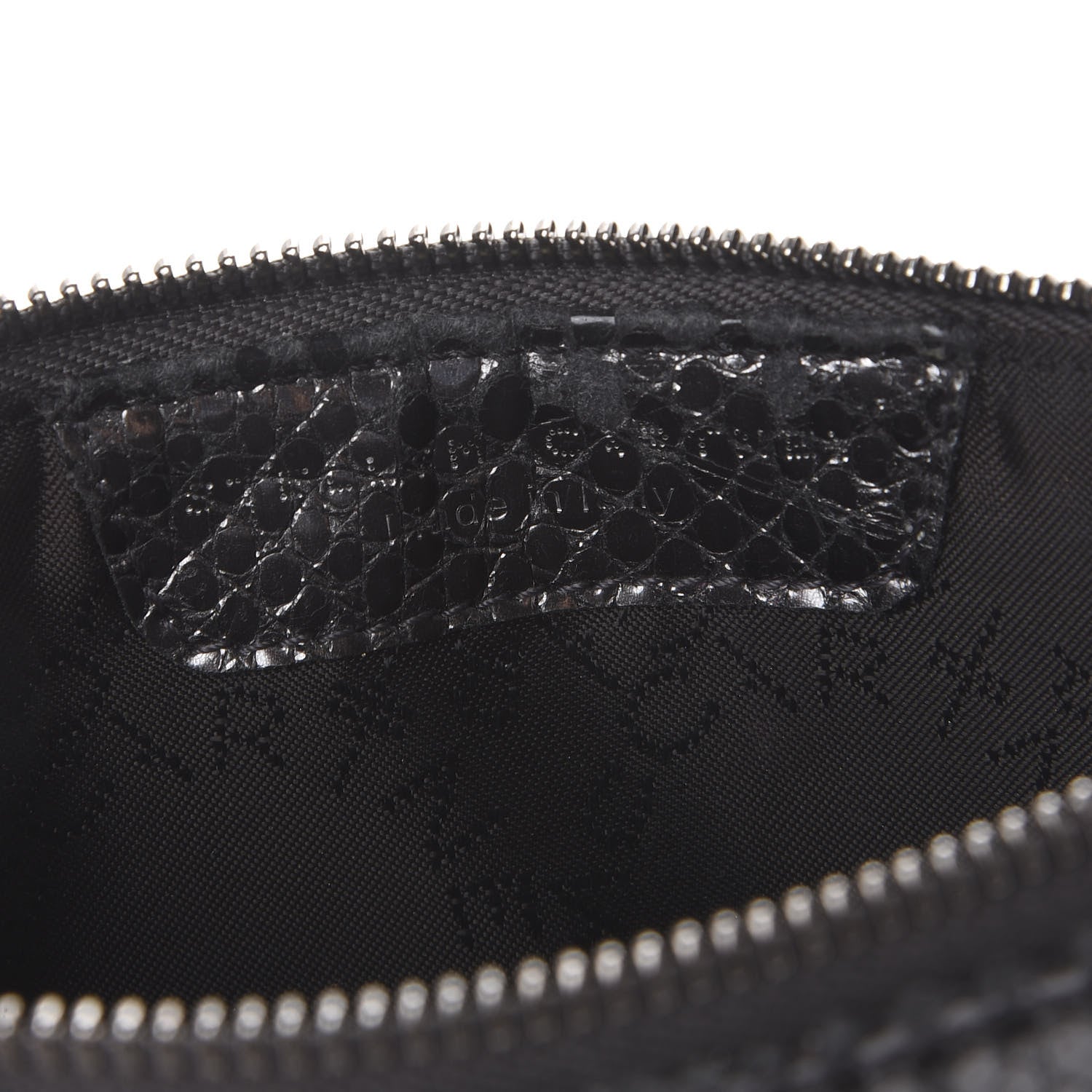 Stella McCartney Metallic Snake Print Falabella Pochette Ruthenium 8 of 9