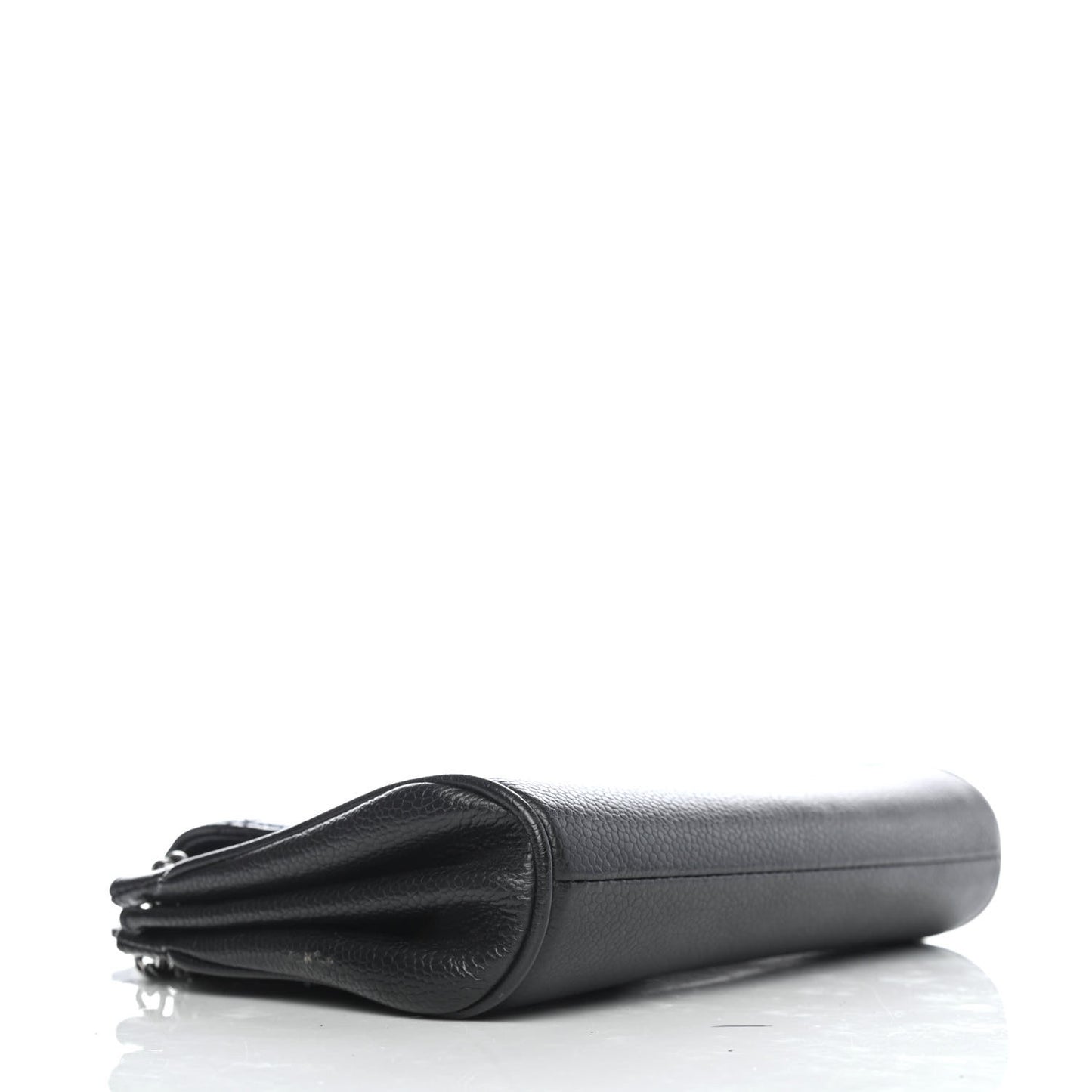 Caviar Small Accordion Flap Black