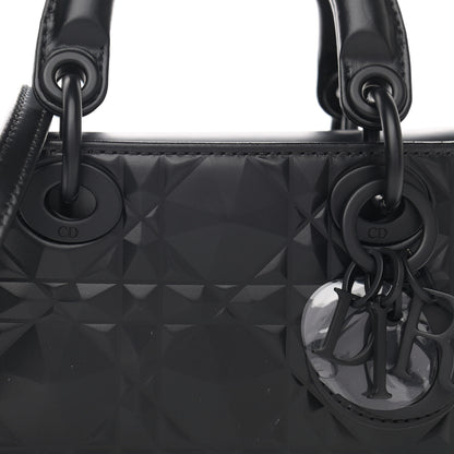 Christian Dior Calfskin Cannage Diamond Micro Lady D-Joy Black 9 of 11