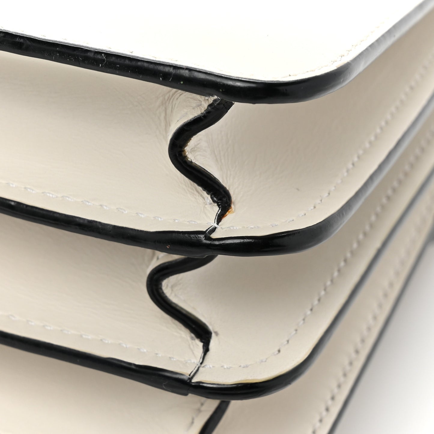 Calfskin Serpenti Forever Top Handle White