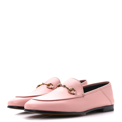 Gucci Lambskin Womens Brixton Horsebit Loafers 40 Perfect Pink 3 of 9