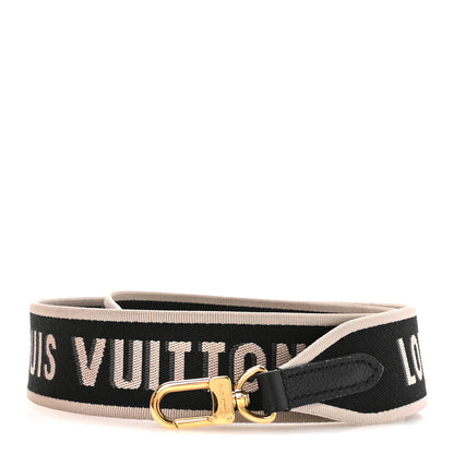 Louis Vuitton Jacquard Diane Shoulder Strap Black Ivory 1 of 4