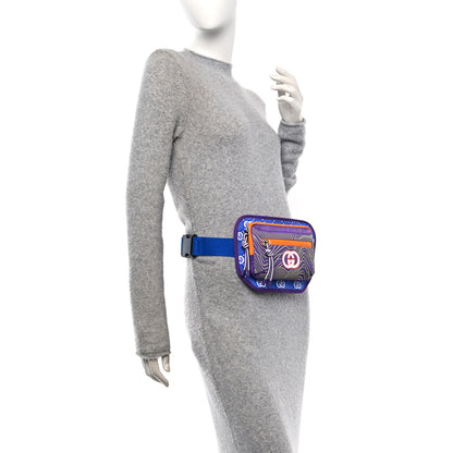 Gucci Jersey GG Monogram All Over Sporty Belt Bag  Grey White Multicolor 2 of 10