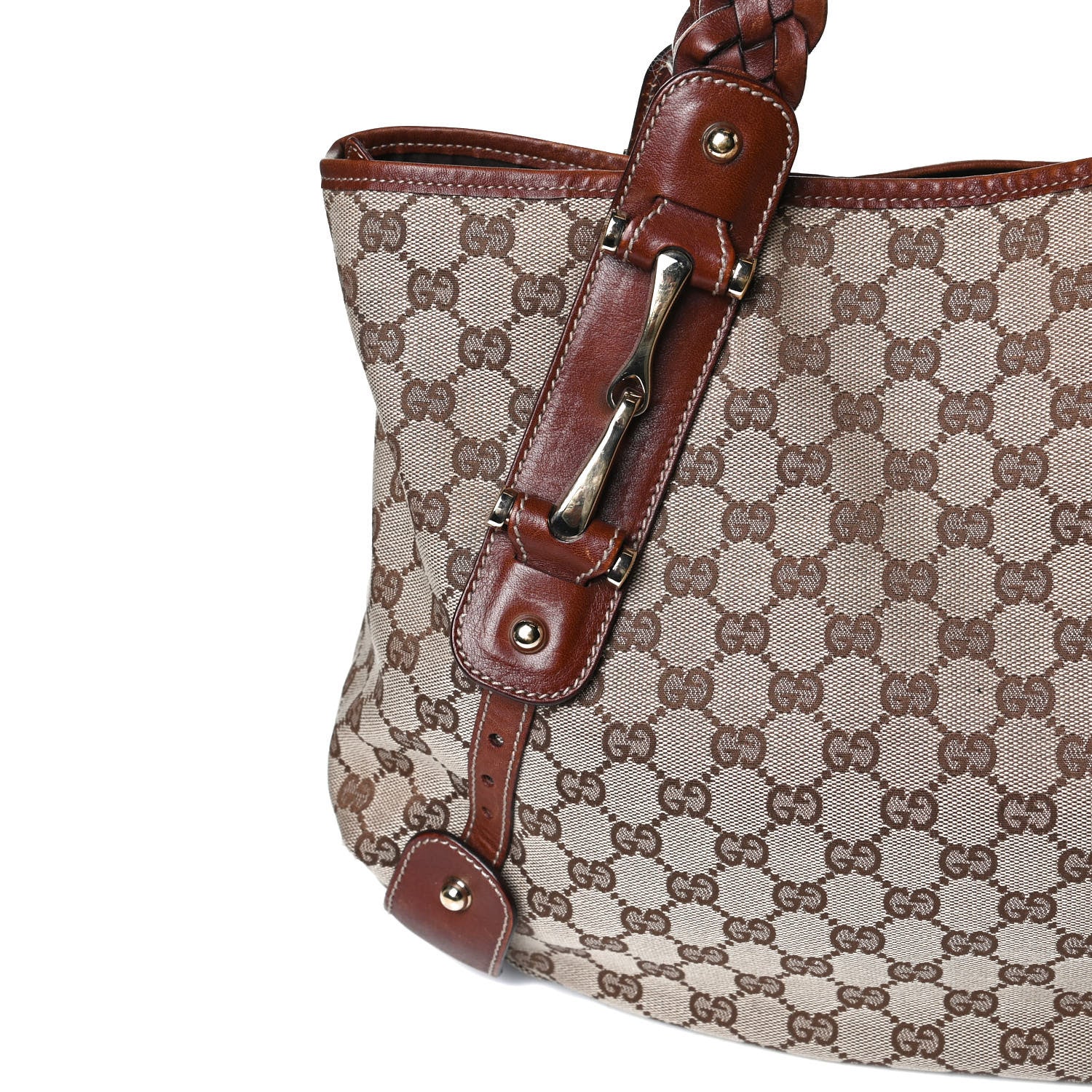 Gucci Monogram Medium Pelham Shoulder Bag Brown 14 of 18