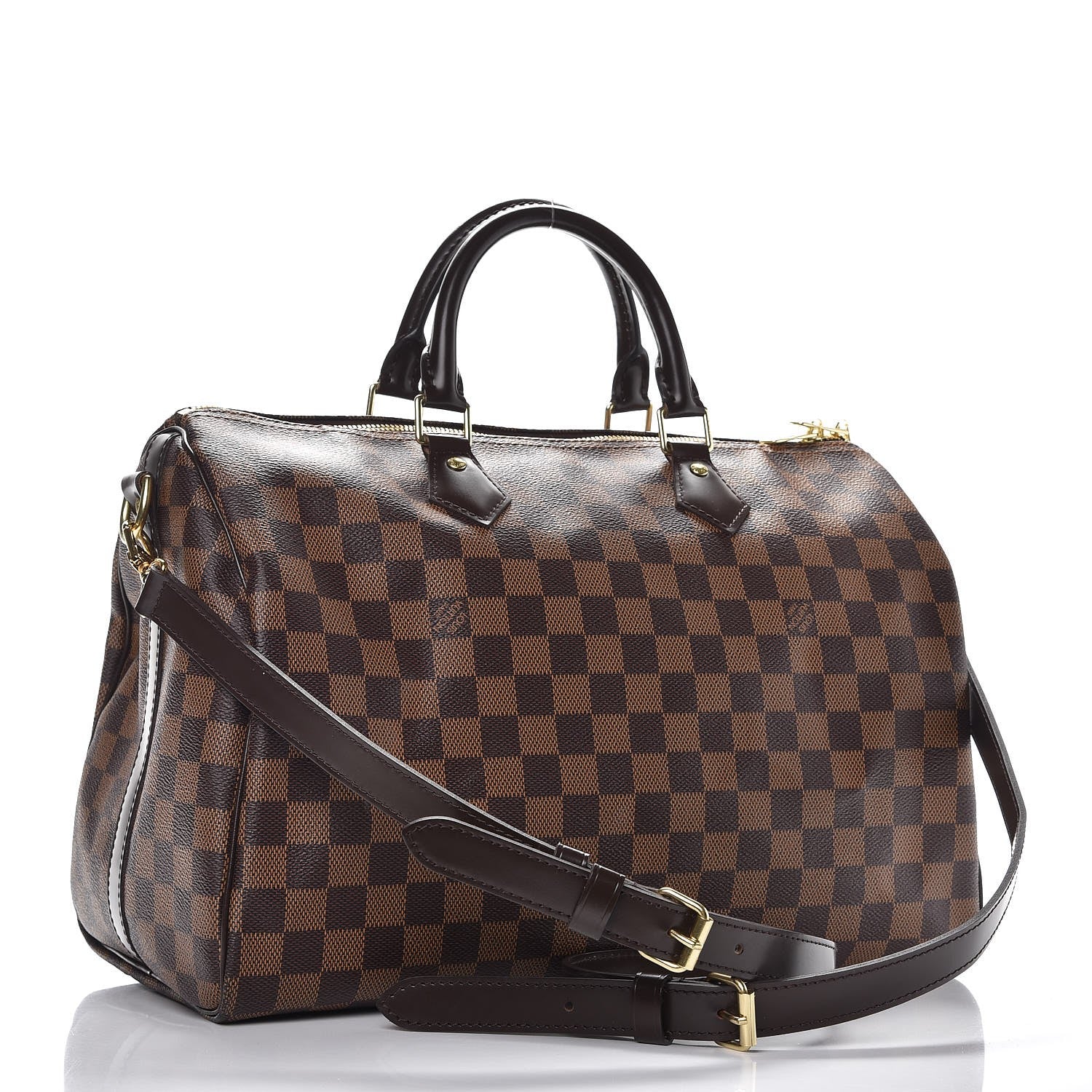 Louis Vuitton Damier Ebene Speedy Bandouliere 35 3 of 9