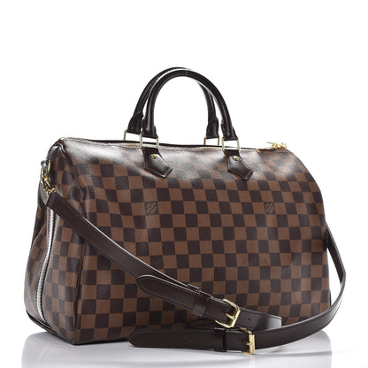 Louis Vuitton Damier Ebene Speedy Bandouliere 35 3 of 9
