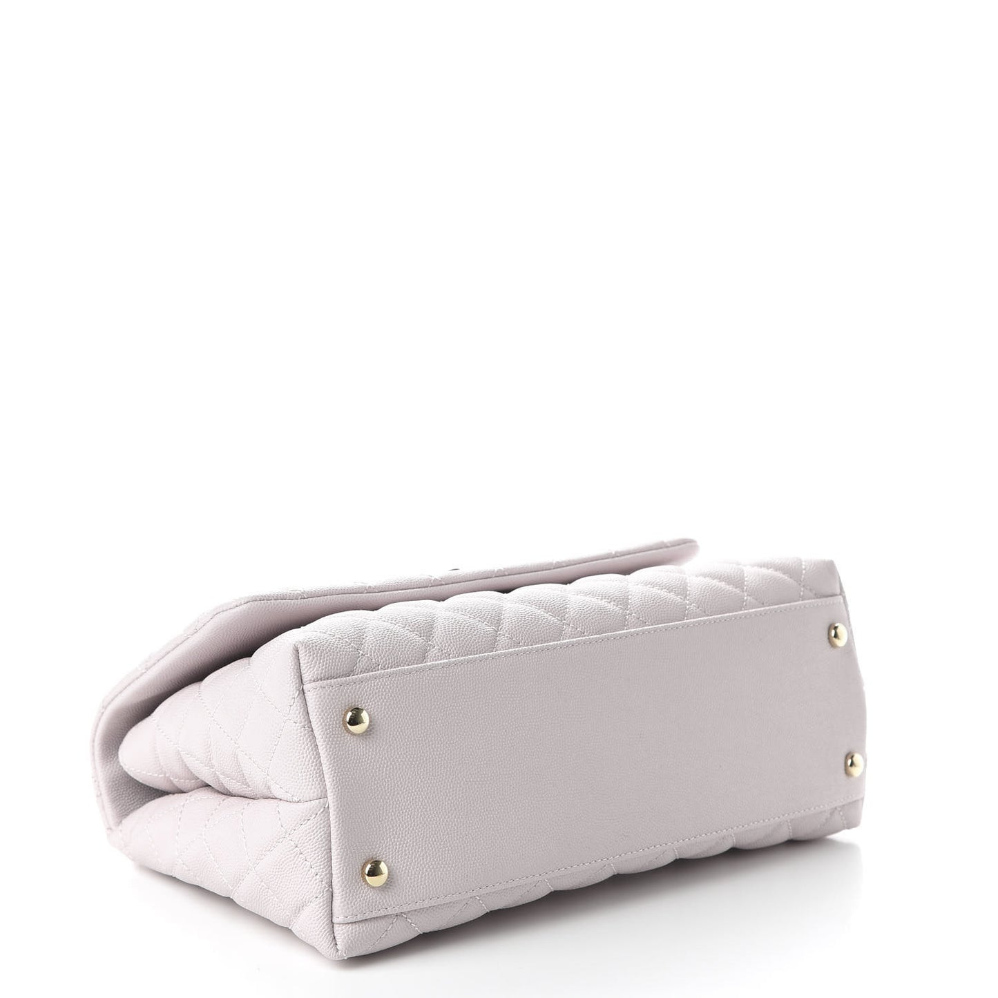 Caviar Quilted Small Coco Handle Flap Lilas Lilac