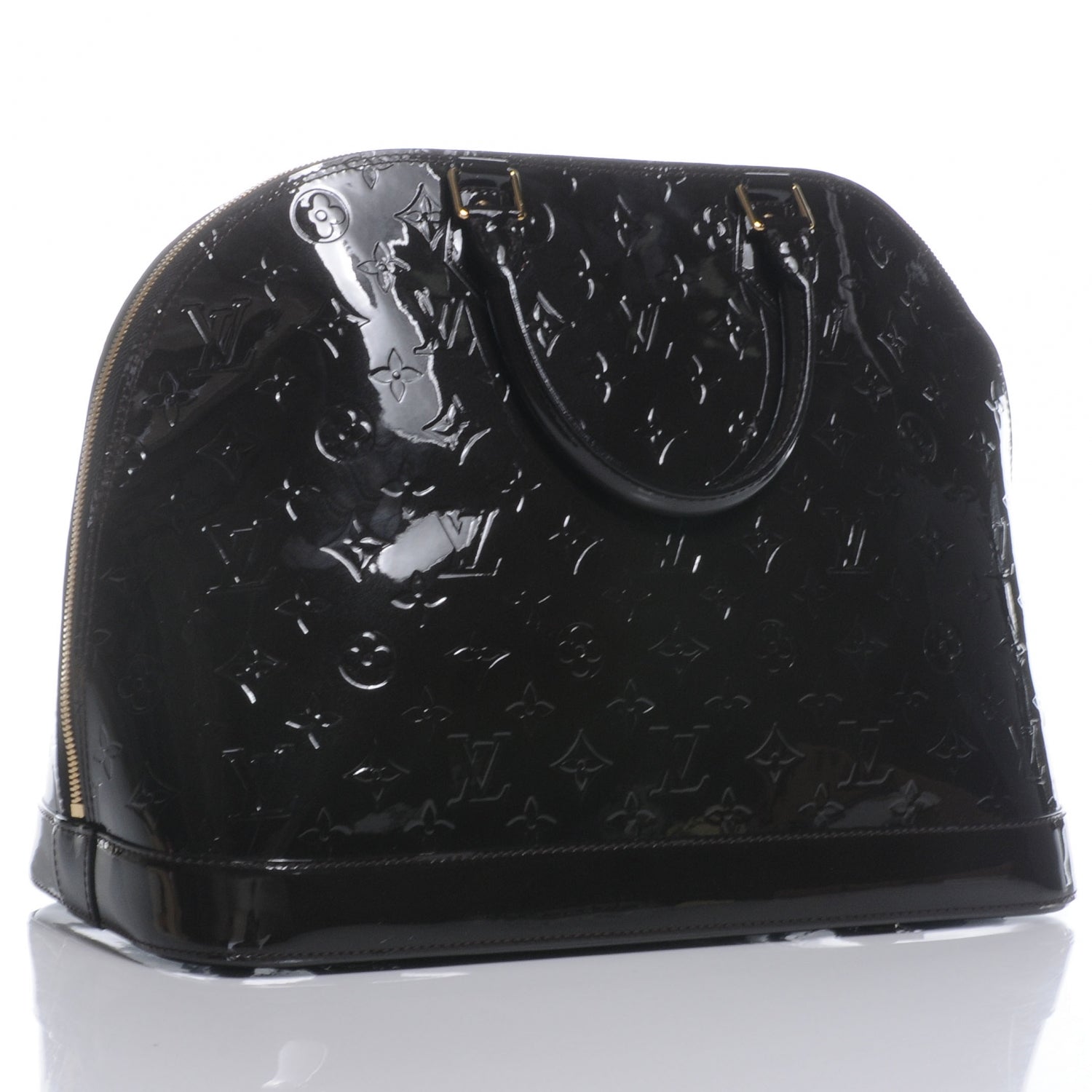 Louis Vuitton Vernis Alma GM Terre d Ombre 3 of 8