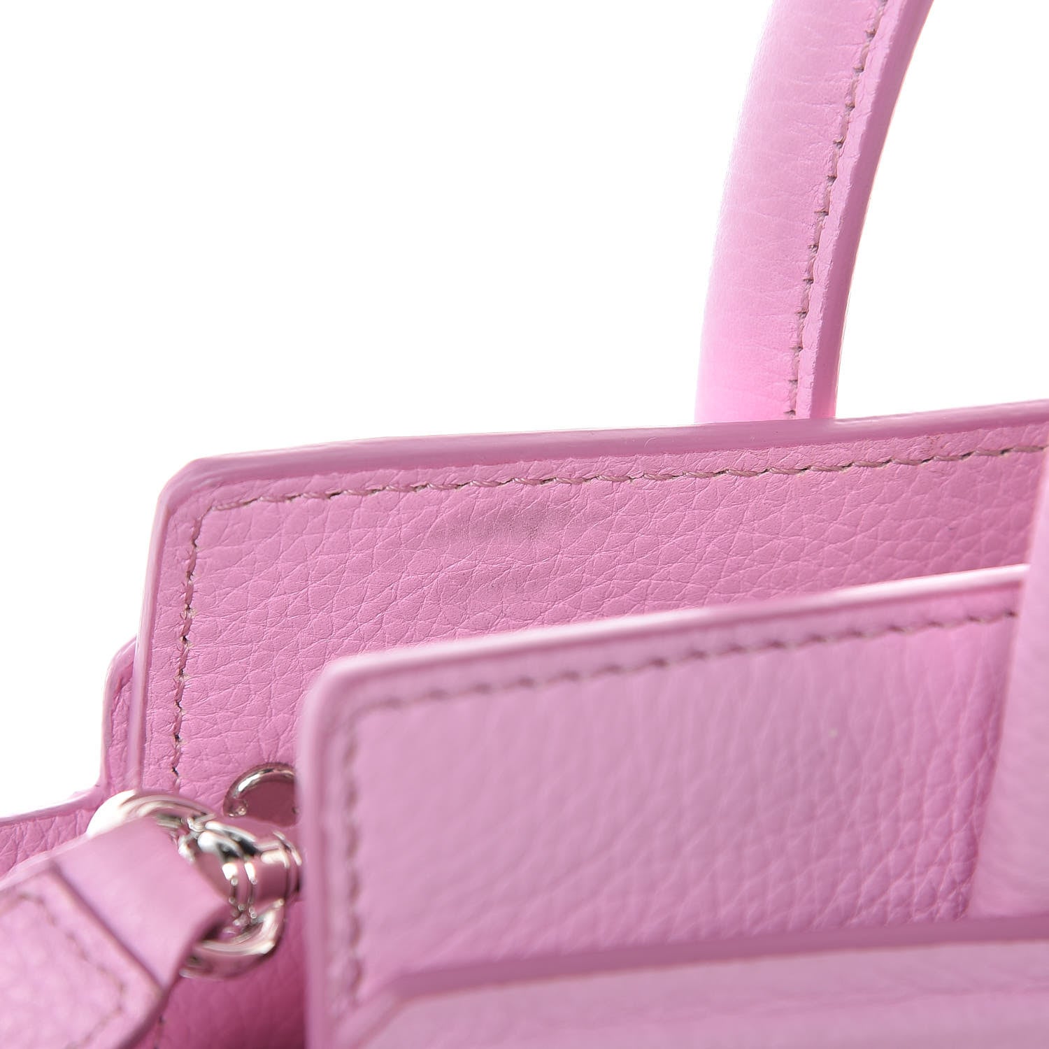 Givenchy Grained Calfskin Mini Horizon Satchel Bright Pink 8 of 10