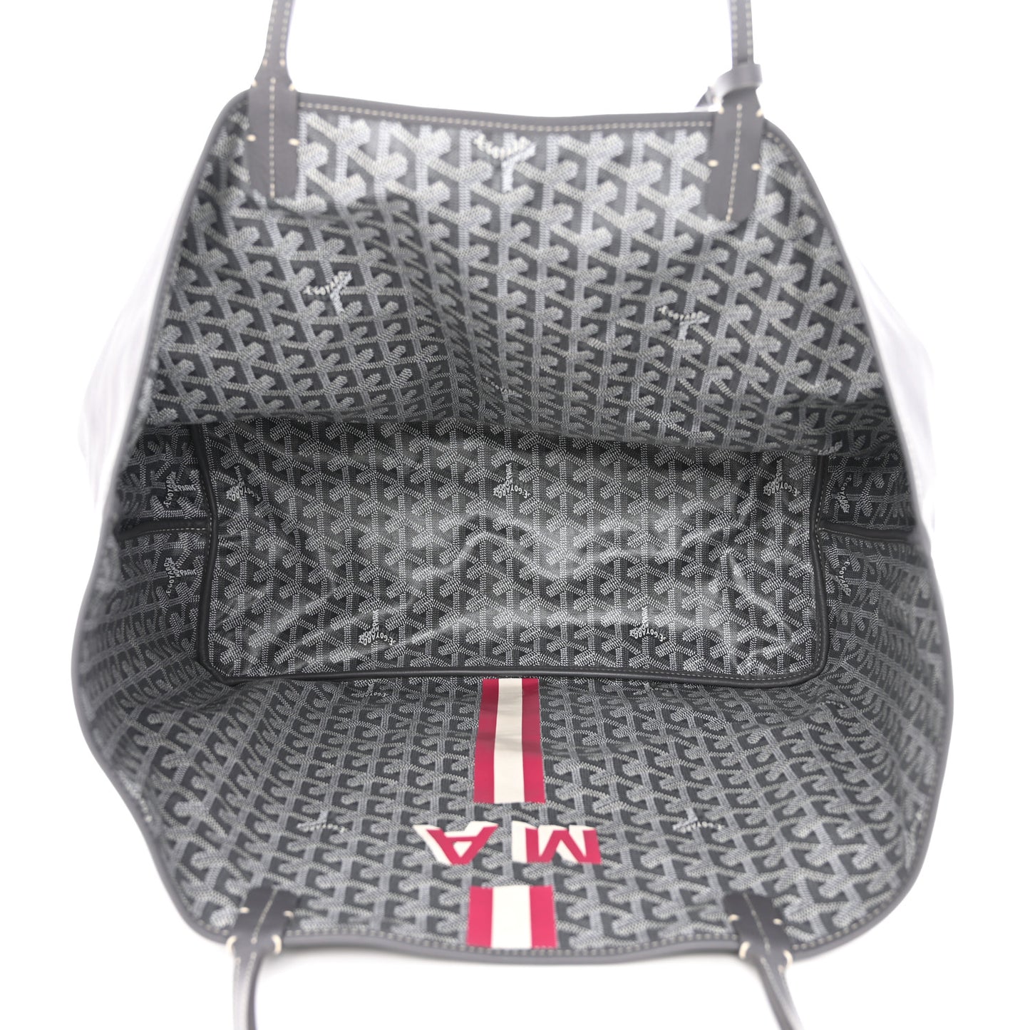 Goyardine Reversible Anjou GM Grey