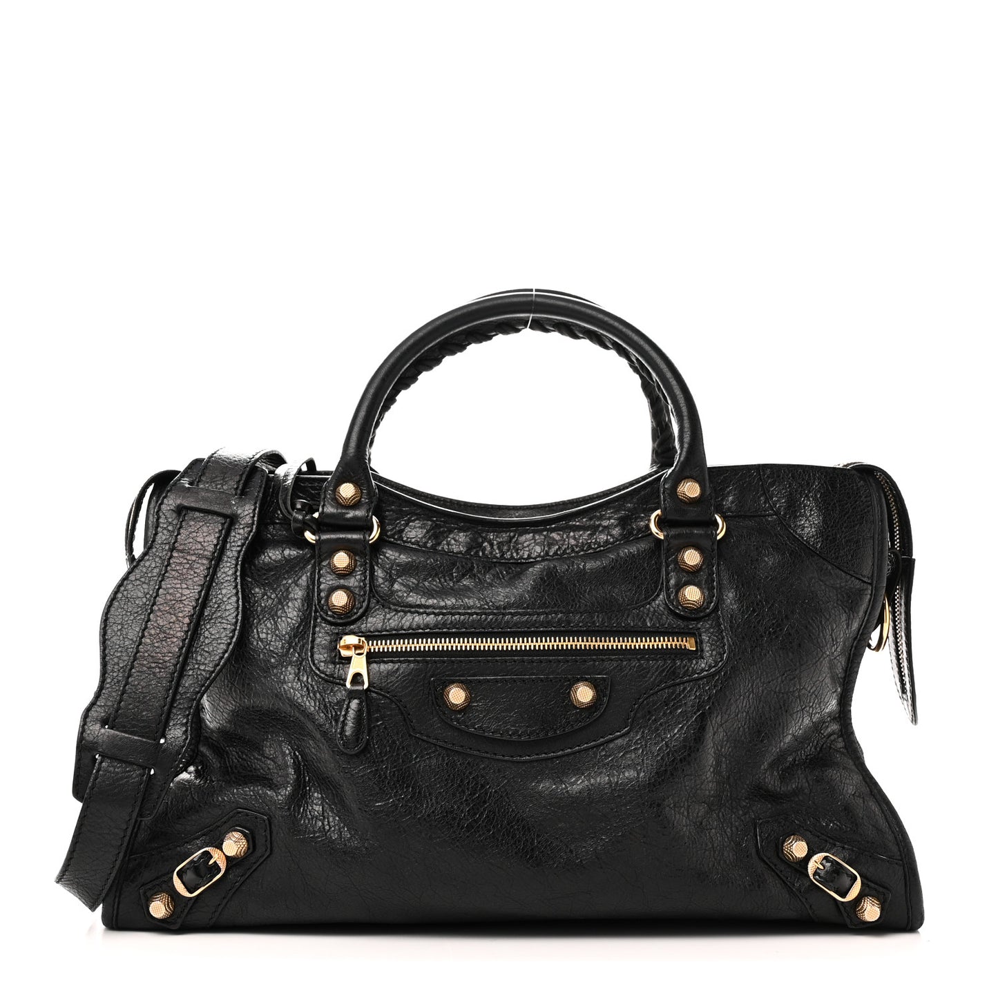 Agneau Giant 12 Gold Hardware City Black