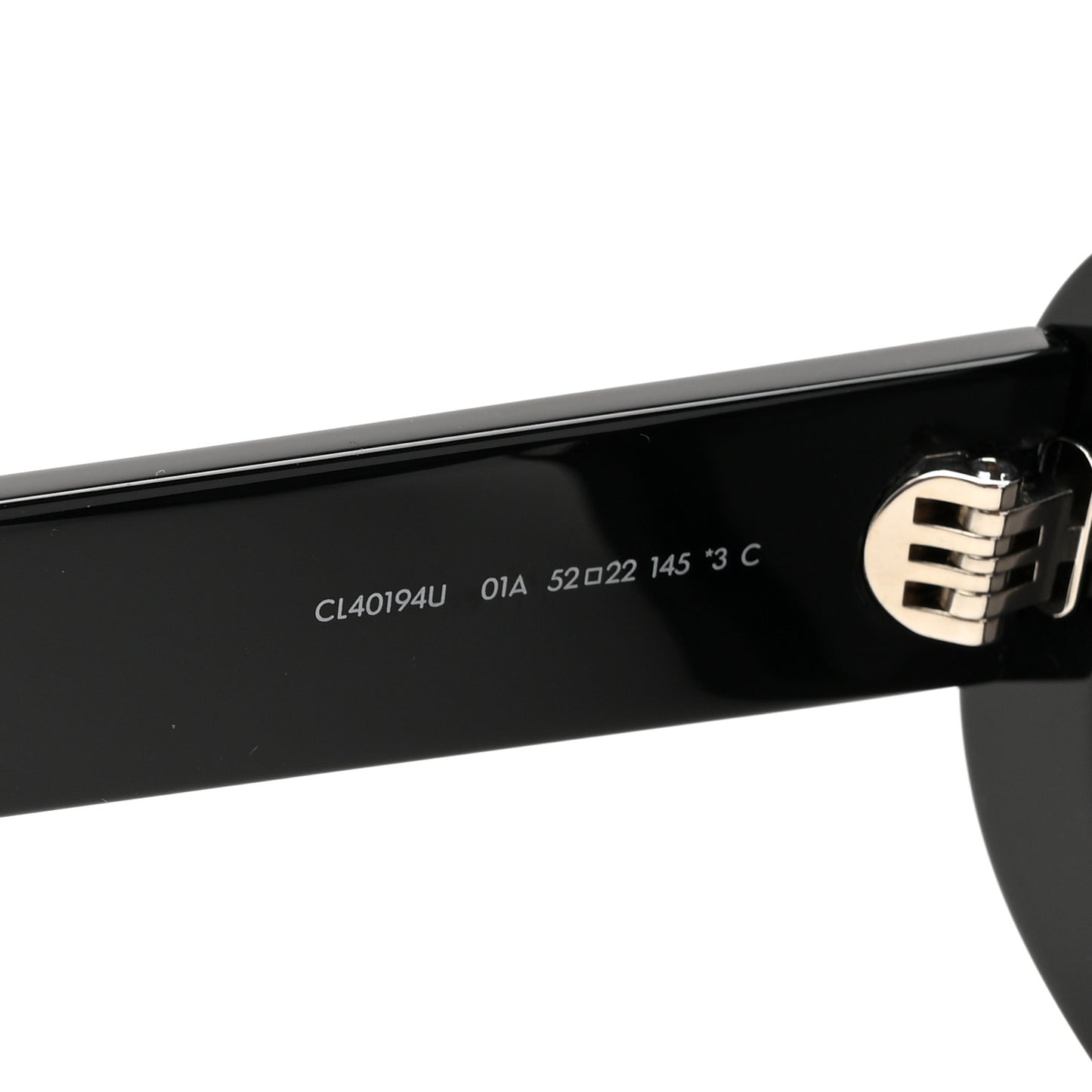 Acetate Triomphe 01 Sunglasses CL 40194U Black
