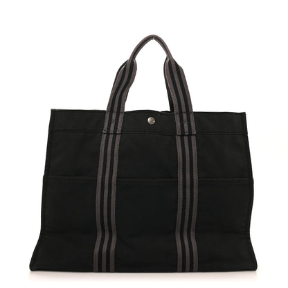 Hermes Canvas Fourre Tout MM Black 1 of 10