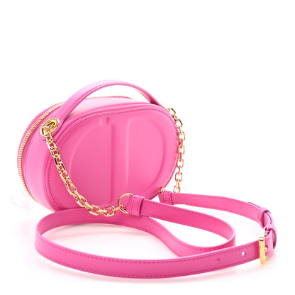 Christian Dior Calfskin CD Signature Oval Crossbody Camera Bag Rani Pink 3 of 11
