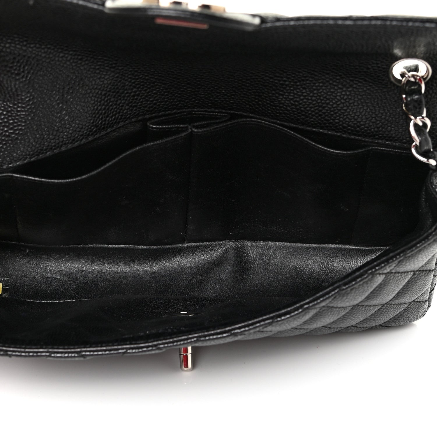 Chanel Caviar Quilted East West Flap Black 5 of 21