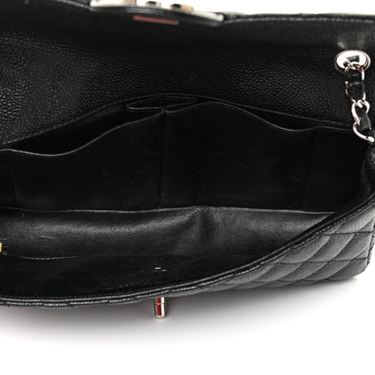 Chanel Caviar Quilted East West Flap Black 5 of 21