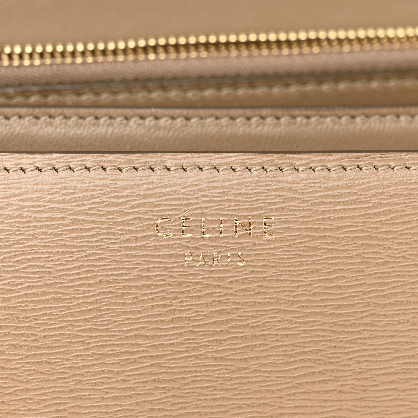 Liege Calfskin Medium Classic Box Flap Bag Taupe