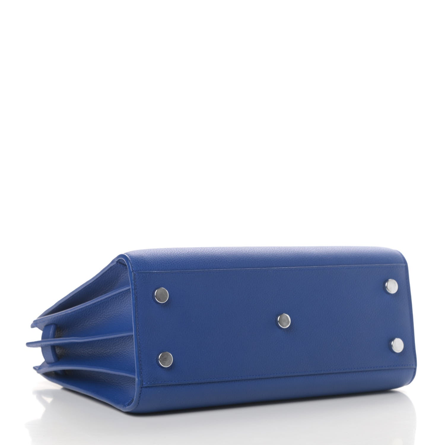 Saint Laurent Grained Calfskin Baby Sac De Jour Royal Blue 4 of 14