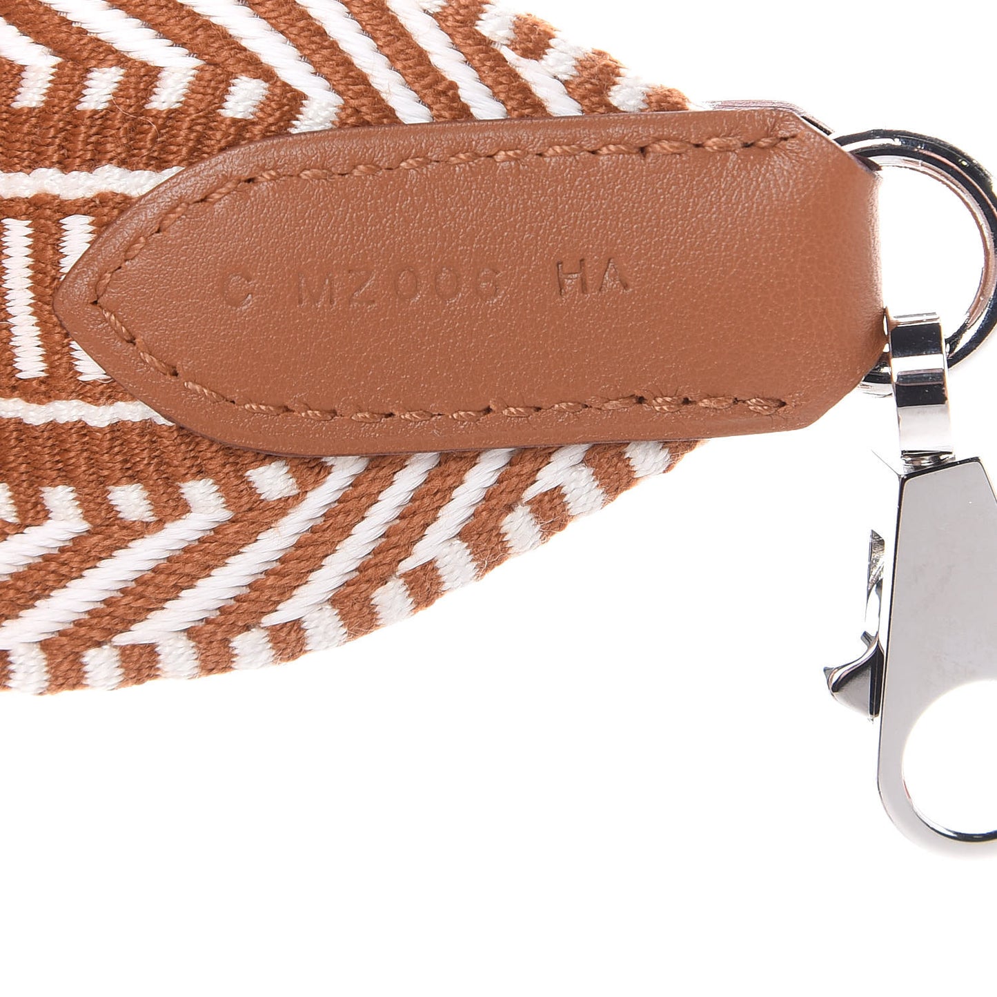Toile Swift 50mm Sangle Cavale Shoulder Strap Ecru Beige Gold