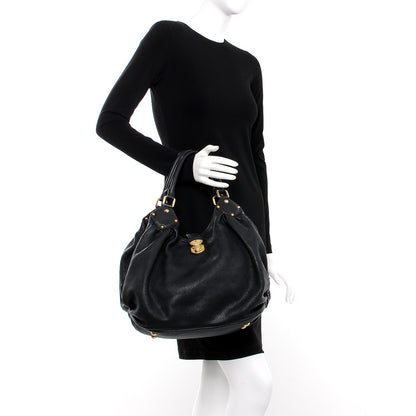 Louis Vuitton Mahina L Black 2 of 13
