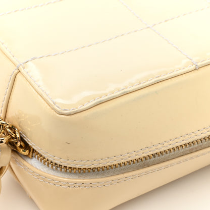 Chanel Patent Chocolate Bar Camera Bag White 14 of 16