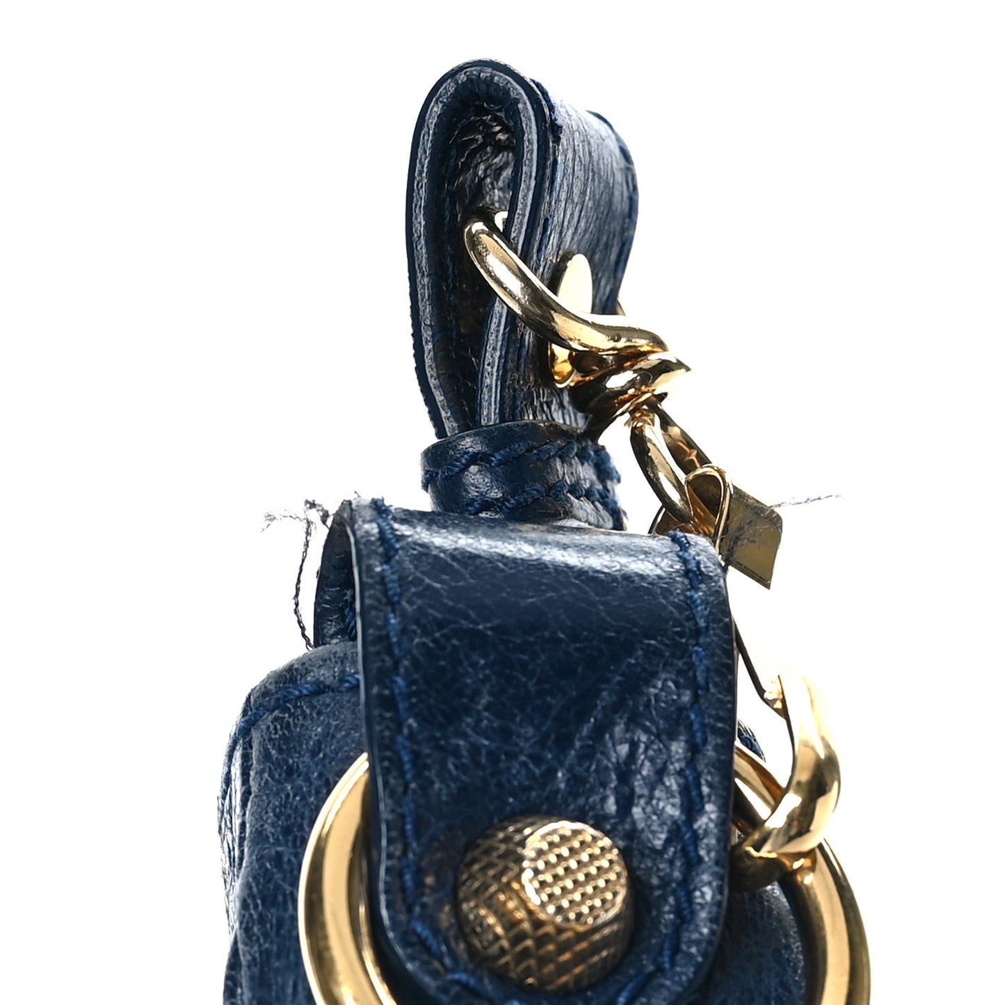 Agneau Giant 12 Gold Hardware Velo Bleu Obscur