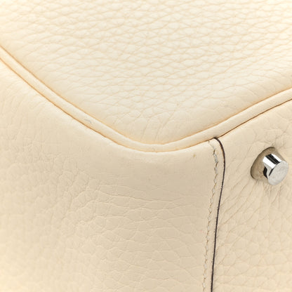 Hermes Taurillon Clemence Mini Lindy 20 Nata 15 of 19