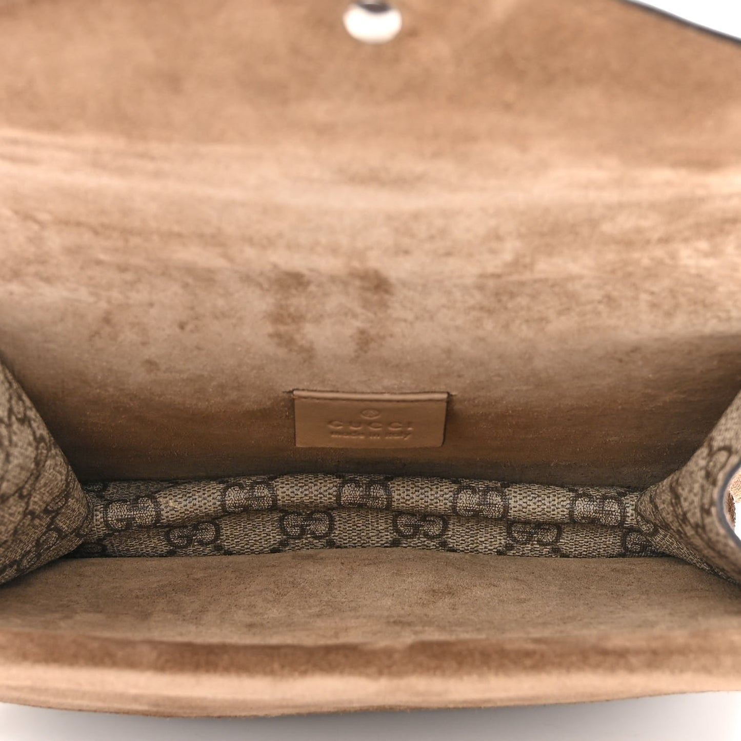 GG Supreme Monogram Mini Dionysus Shoulder Bag Taupe