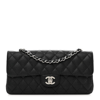 Chanel Caviar Quilted East West Flap Black 1 of 10
