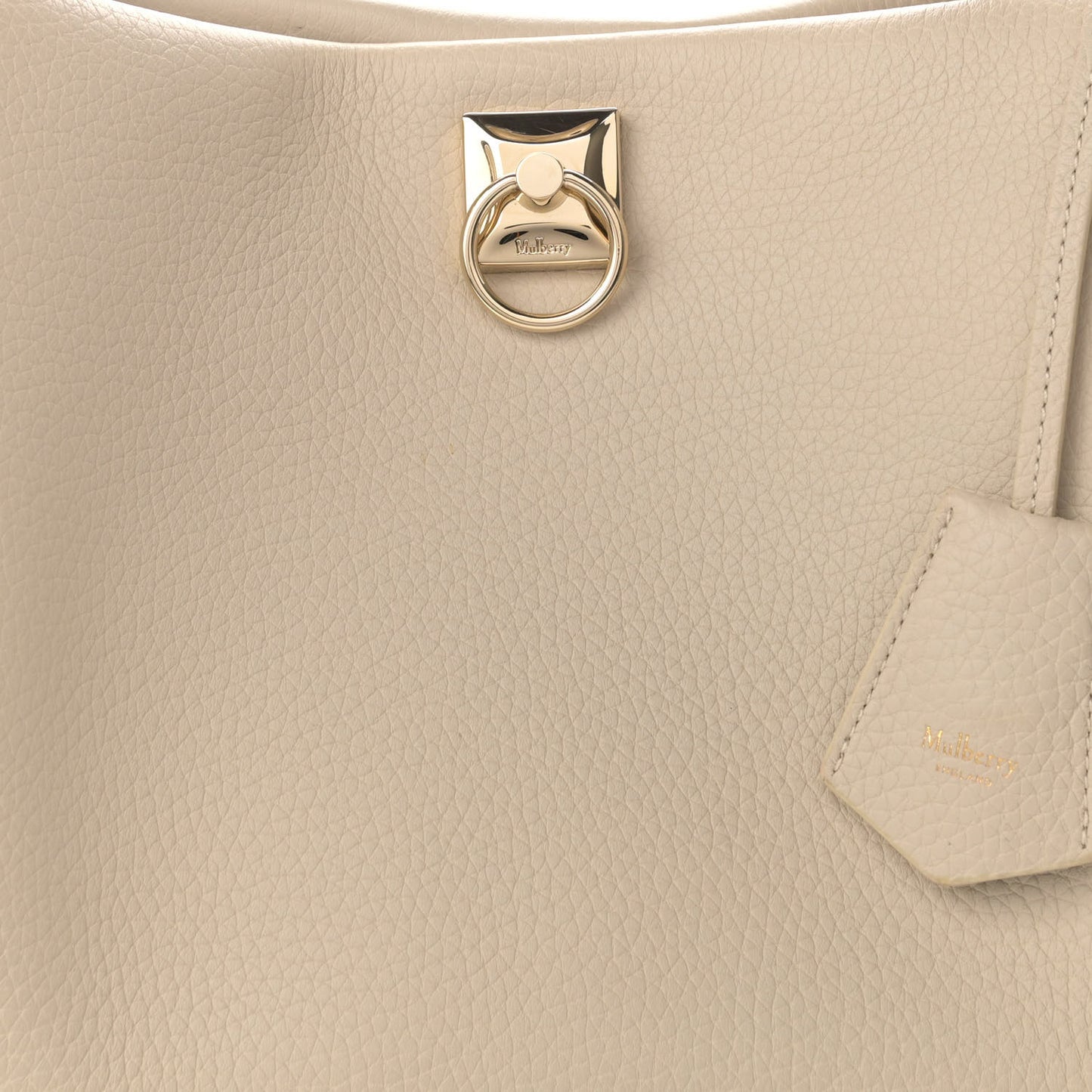 Heavy Grain Braided Edge Iris Tote Chalk