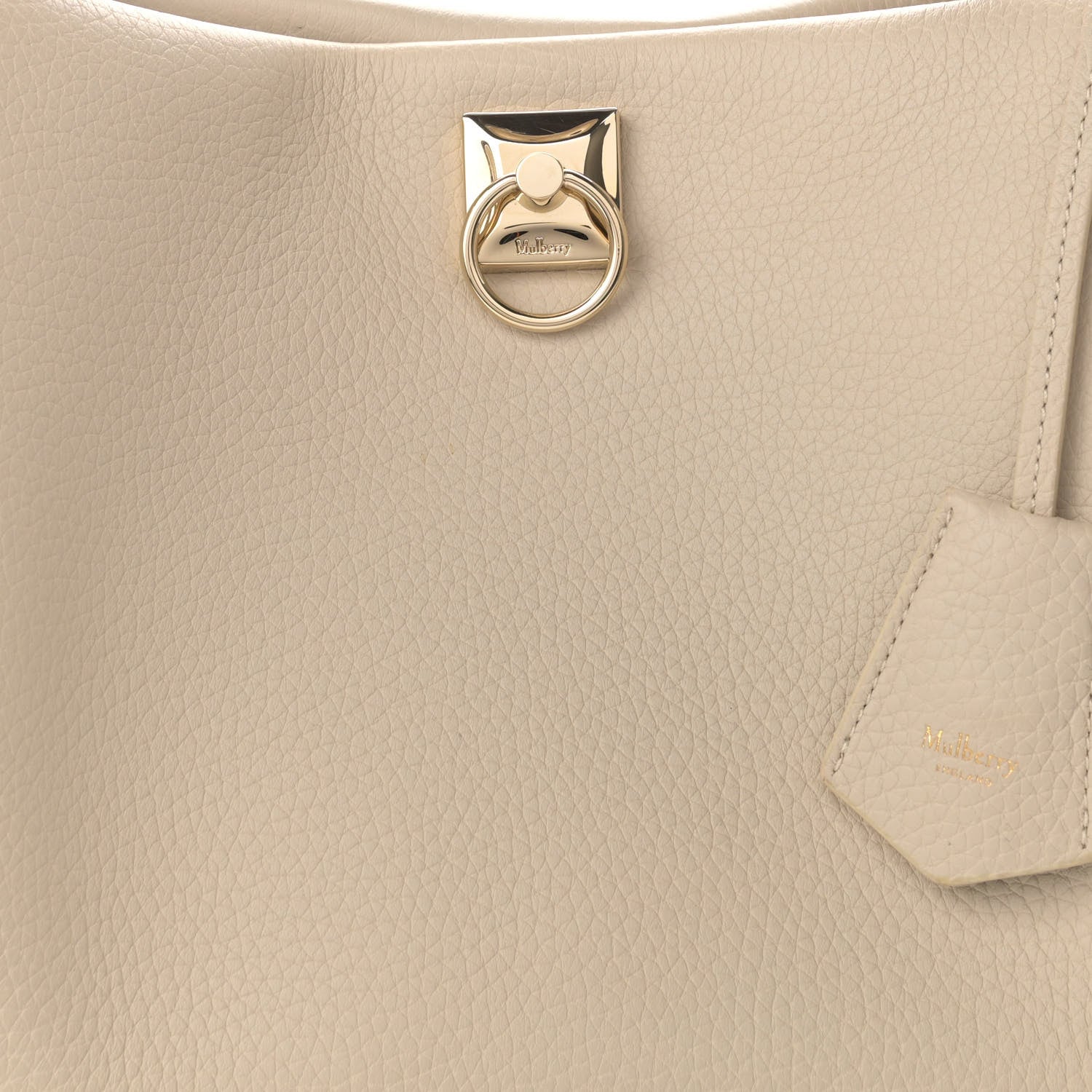 Mulberry Heavy Grain Braided Edge Iris Tote Chalk 9 of 15