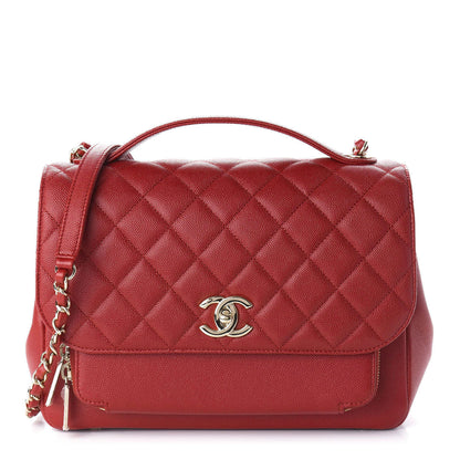 Chanel Caviar Quilted Large Business Affinity Flap Red 1 of 11