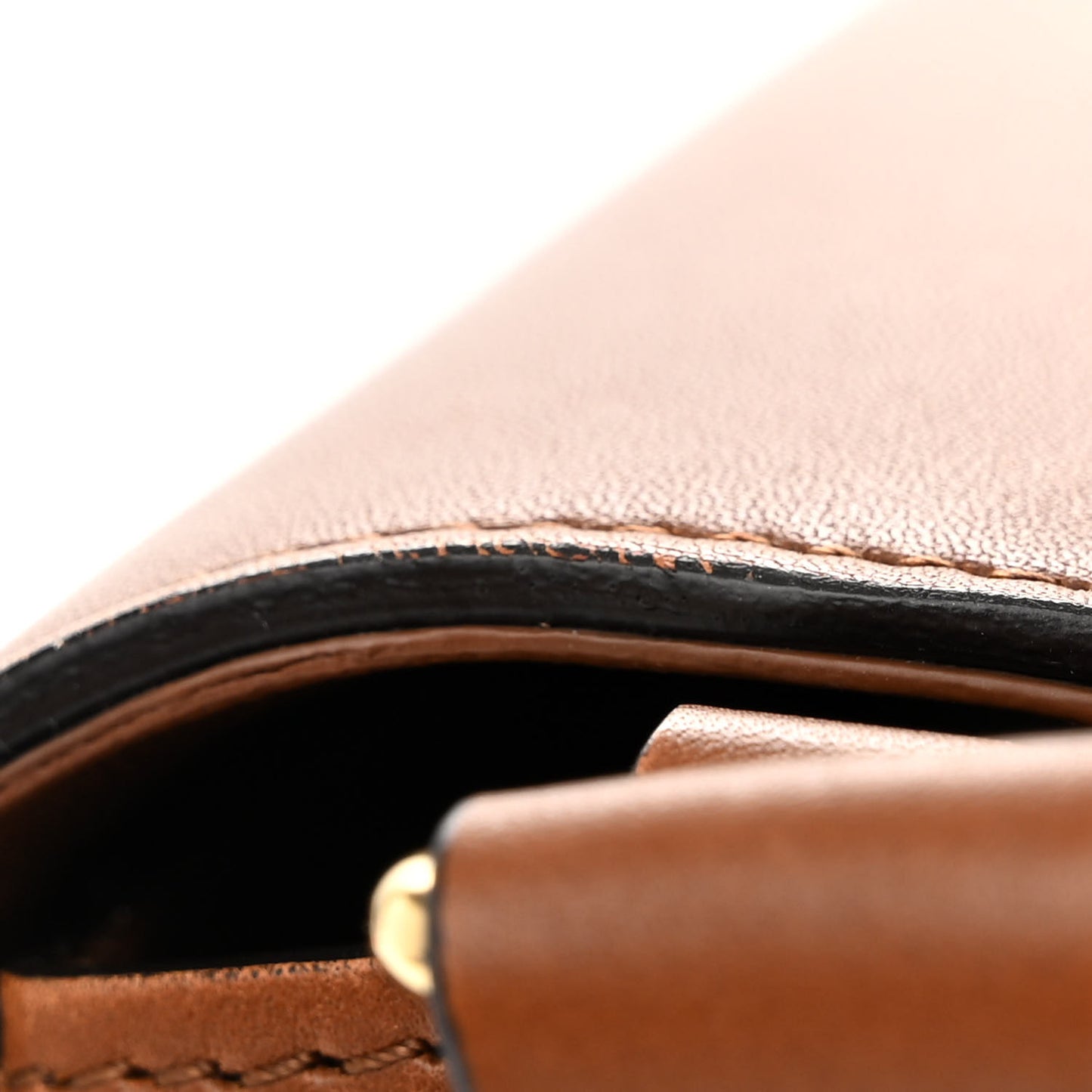 Supersoft Calfskin Medium Trotteur Caramel