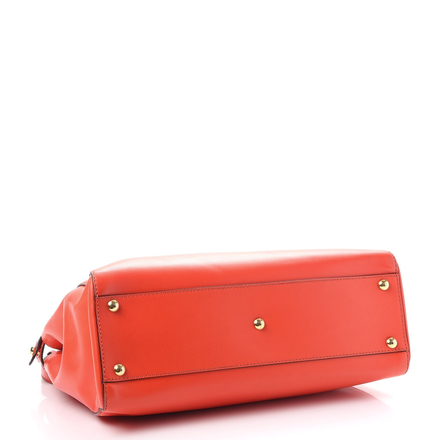 Fendi Vitello Morgan Fabric Jacquard Pequin Medium Peekaboo Iconic Satchel Papavero Tobacco Black 5 of 16