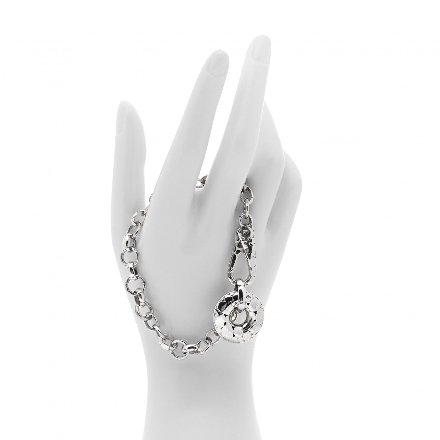 John Hardy Sterling Silver Kali Pebbled Charm Bracelet 2 of 5