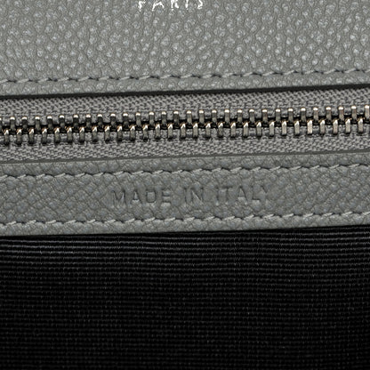 Christian Dior Grained Calfskin Medium Diorama Flap Bag Gris 7 of 7